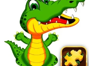 Aligator de puzzle