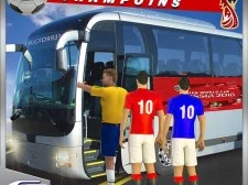 Jucători de fotbal Joc de simulare a transportului cu autobuzul