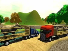 Simulator de transport de camioane pentru animale offroad 2020