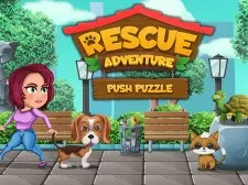 Împingeți aventura de salvare a puzzle -ului